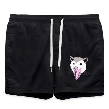 Opossum - Badeshorts - Schwarz - Vorne - AI Model Male 185 light (185cm)
