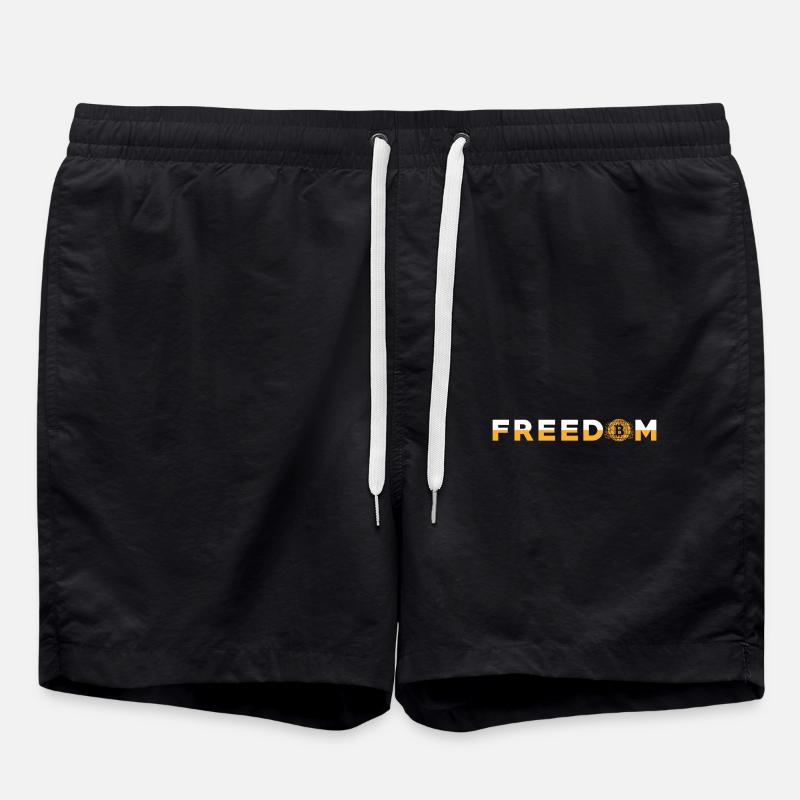 Bitcoin - Badeshorts - Schwarz