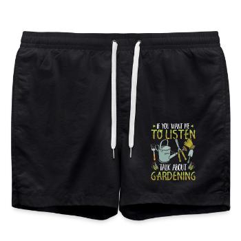 Gardening Hobby Gardening Gardening Gardener Gift - Swim Trunks - black - Front - AI Model Male 185 light (185cm)