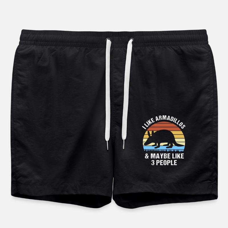 Armadillo - Badeshorts - Schwarz