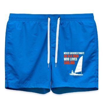 Voile capitaine voilier bateau à voile le sport - Short de bain - cobalt blue - Devant