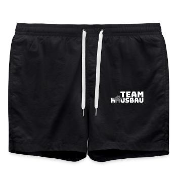 Petit maître d’ouvrage Jeune maison équipe équipe cadeau - Short de bain - noir - Devant - AI Model Male 185 light (185cm)