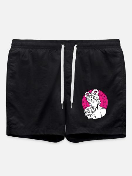 Sternzeichen Widder - Badeshorts - Schwarz