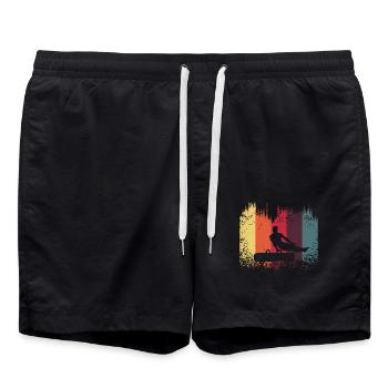 Gymnases d’appareils - Short de bain - noir - Devant - AI Model Male 185 light (185cm)