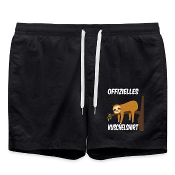 C’est un paresseux officiel - Short de bain - noir - Devant - AI Model Male 185 light (185cm)