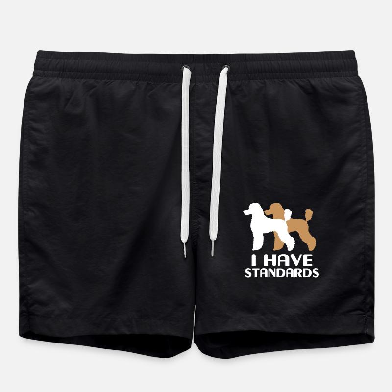 poodle - Swim Trunks - black