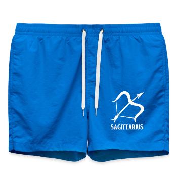Sagittarius Zodiac - Swim Trunks - cobalt blue - Front