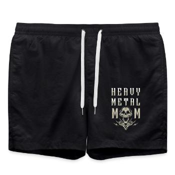 Heavy Metal Mama - Swim Trunks - black - Front - AI Model Male 185 light (185cm)