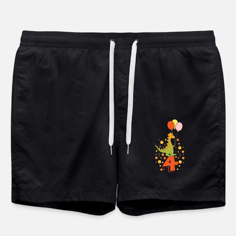 Dino 4 anniversaire - Short de bain - noir
