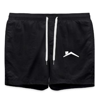 Maison toit - Short de bain - noir - Devant - AI Model Male 185 light (185cm)