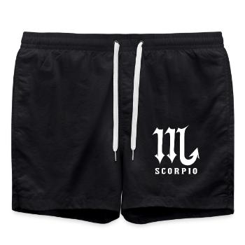 Sternzeichen Skorpion - Badeshorts - Schwarz - Vorne - AI Model Male 185 light (185cm)