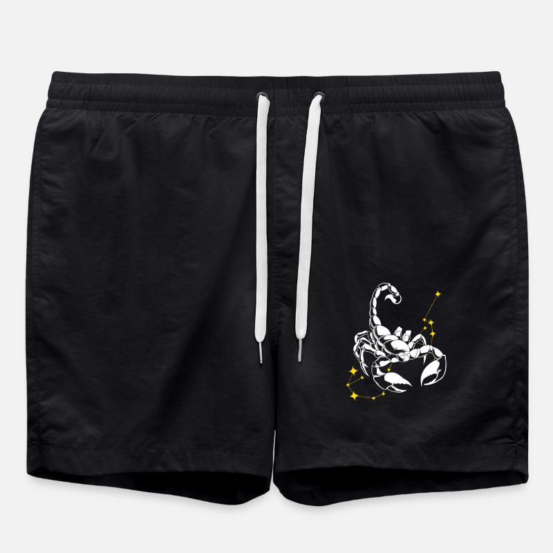 Skorpion Sternzeichen - Badeshorts - Schwarz