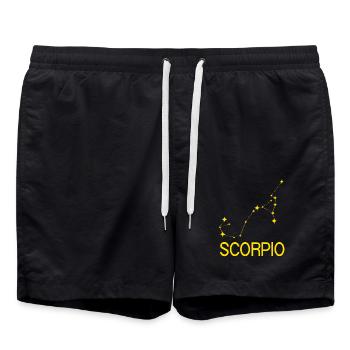 Sternzeichen Skorpion - Badeshorts - Schwarz - Vorne - AI Model Male 185 light (185cm)