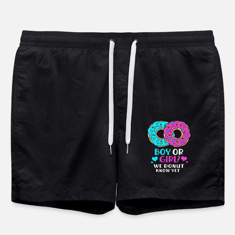 Expectant mothers mom - Swim Trunks - black