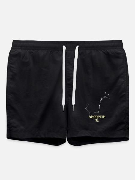 Skorpion Sternzeichen - Badeshorts - Schwarz