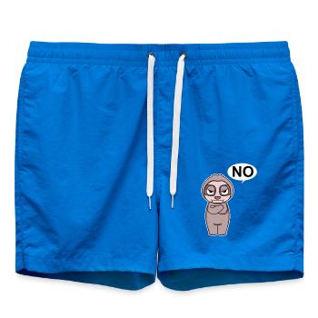 Le paresseux est énervé et dit non - Short de bain - cobalt blue - Devant