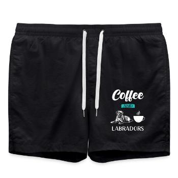Labrador - Short de bain - noir - Devant - AI Model Male 185 light (185cm)