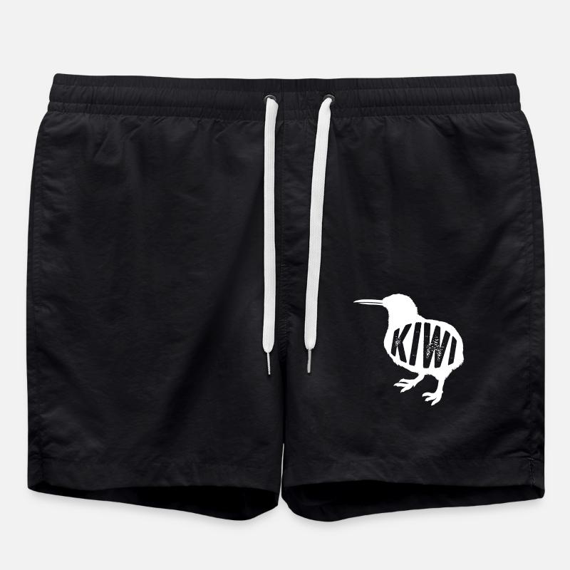 kiwi-vogel Kiwi Vogel - Badeshorts - Schwarz