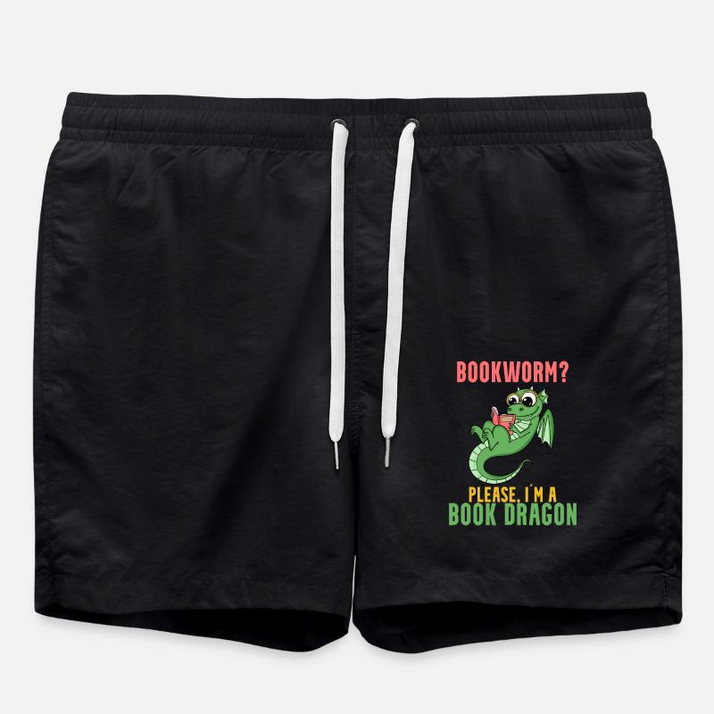 Livre Dragon Cadeau - Short de bain - noir