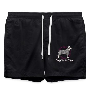 Heeler Mom Australian Cattle Dog Dog Gift - Swim Trunks - black - Front - AI Model Male 185 light (185cm)
