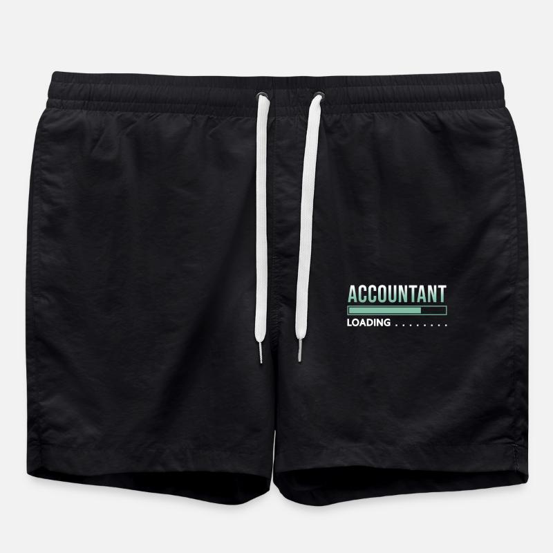 accountant - Swim Trunks - black