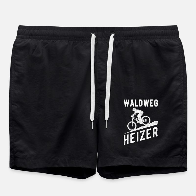 Downhill Waldweg Heizer - Badeshorts - Schwarz