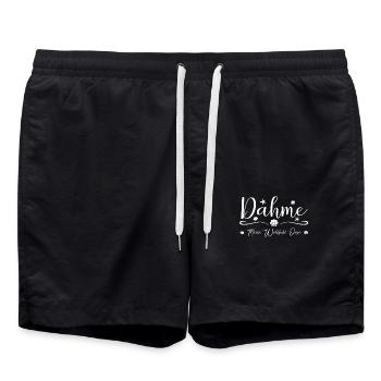 Meine Wohlfühl-Oase Ostseeheilbad Dahme - Badeshorts - Schwarz - Vorne - AI Model Male 185 light (185cm)