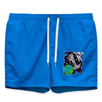 1 Geburtstag Astronaut Jungen Kindergeburtstag - Badeshorts - Cobalt blue - Vorne