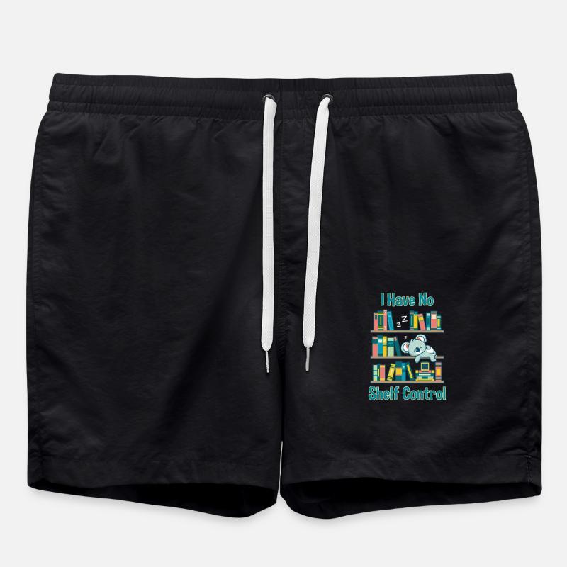 I have no Shelf Control - Short de bain - noir