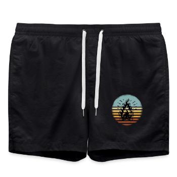 Camper Camping Campen - Short de bain - noir - Devant - AI Model Male 185 light (185cm)