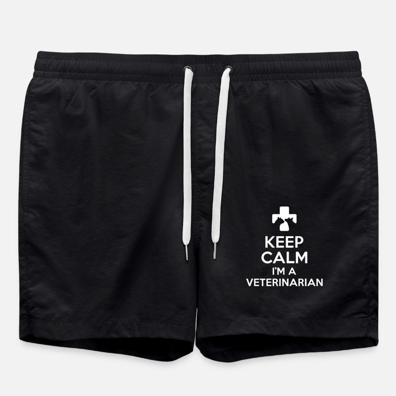 Vet Gift - Swim Trunks - black