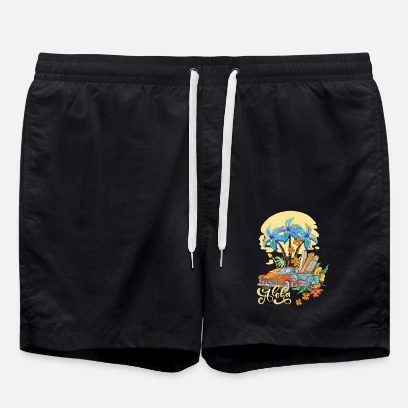 Aloha Sommer Aloha Haweii - Short de bain - noir