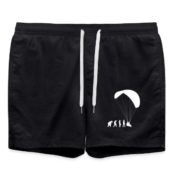 Parapente drôle parapente - Short de bain - noir - Devant - AI Model Male 185 light (185cm)