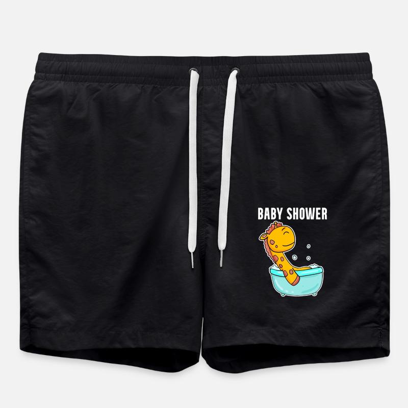 Baby Shower Baignoire Giraffe - Short de bain - noir