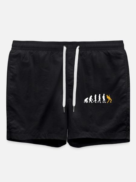 Guitariste cadeau évolution guitare - Short de bain - noir
