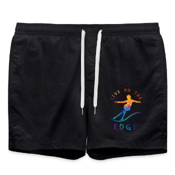Patinage, patinage de vitesse - Short de bain - noir - Devant - AI Model Male 185 light (185cm)
