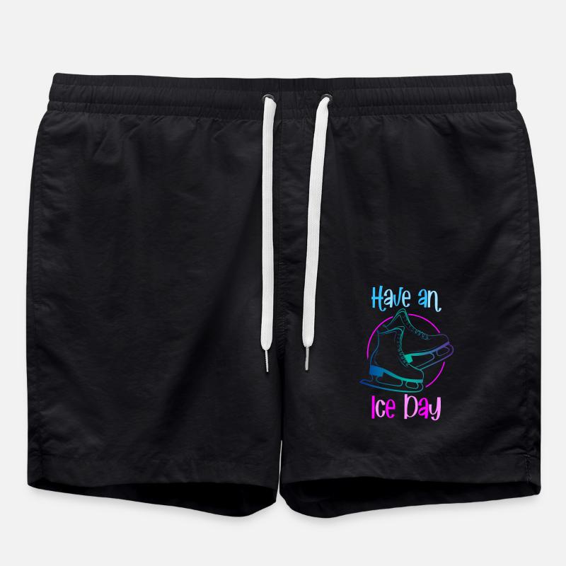 Patinage, patinoire - Short de bain - noir