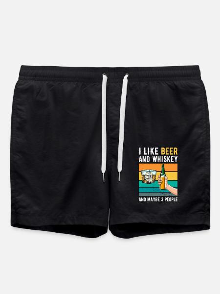 whiskey - Swim Trunks - black