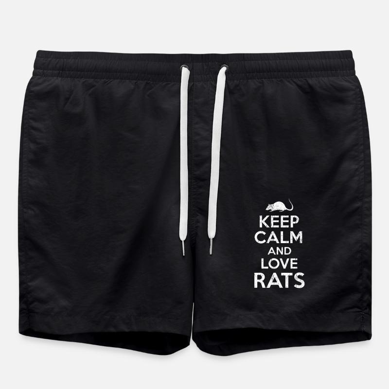 Ratten - Badeshorts - Schwarz