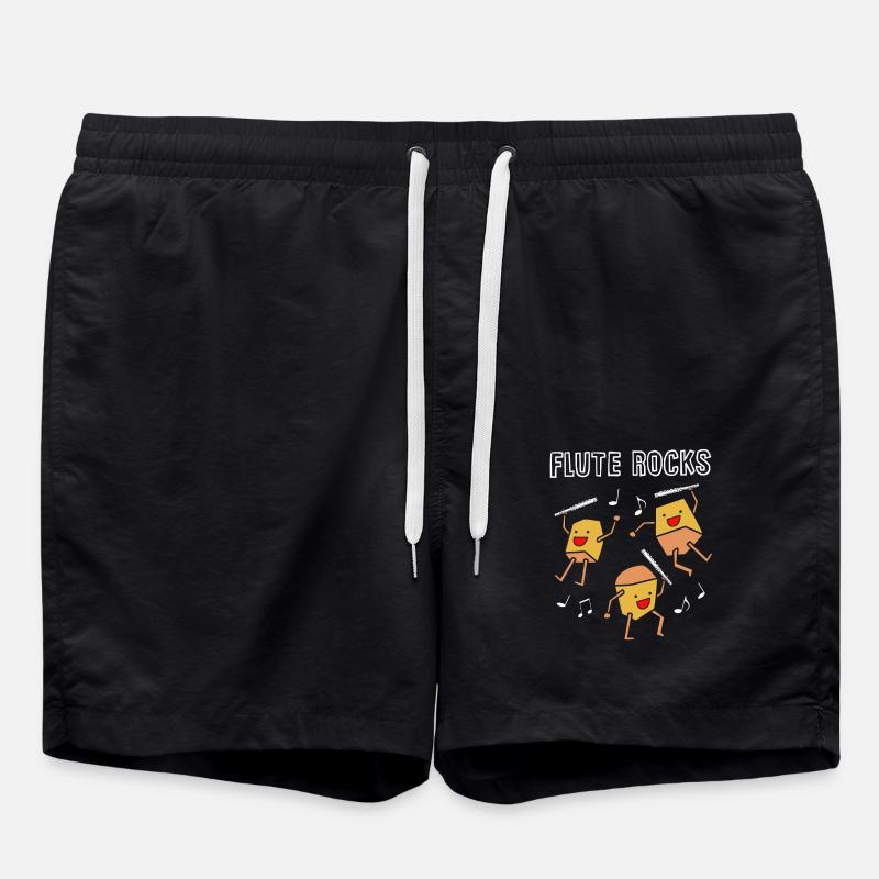 Flute - Swim Trunks - black