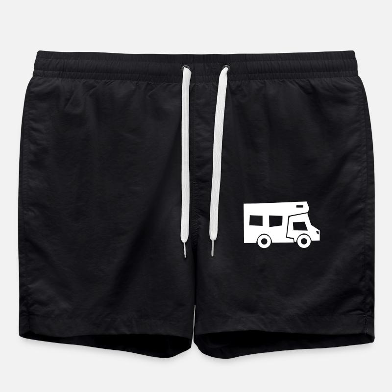 Caravane Camping Camping Camper - Short de bain - noir