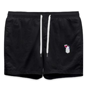 Vin Licorne Cadeaux - Short de bain - noir - Devant - AI Model Male 185 light (185cm)