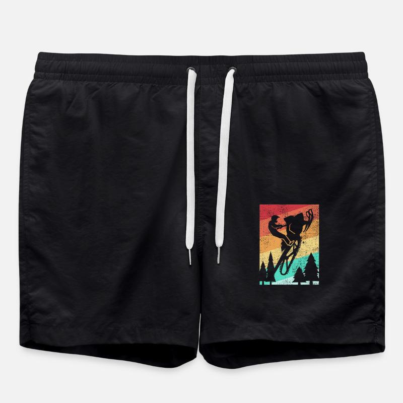 Snowmobiling Snowmobilie - Swim Trunks - black