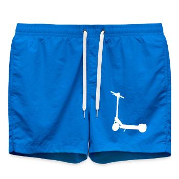 E Scooter Elektro Roller - Badeshorts - Cobalt blue - Vorne