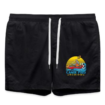 Canoe Polo This is how we roll - Badeshorts - Schwarz - Vorne - AI Model Male 185 light (185cm)