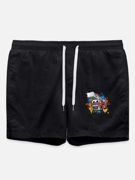 Fire brigade - Swim Trunks - black