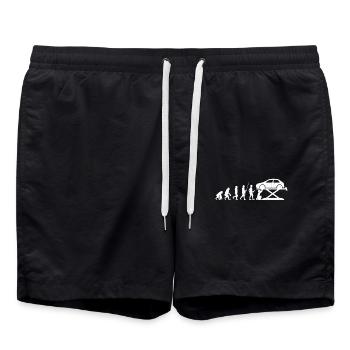 Mécanicien automobile Evoulution - Short de bain - noir - Devant - AI Model Male 185 light (185cm)