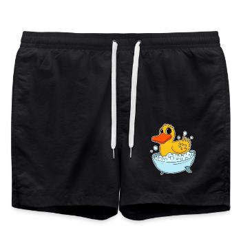 Canard en plastique - Short de bain - noir - Devant - AI Model Male 185 light (185cm)