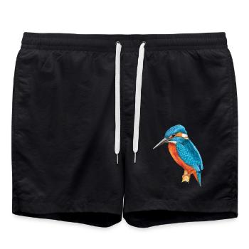 Martin-pêcheur - Short de bain - noir - Devant - AI Model Male 185 light (185cm)