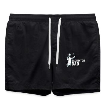 Badminton Badminton Papa - Short de bain - noir - Devant - AI Model Male 185 light (185cm)